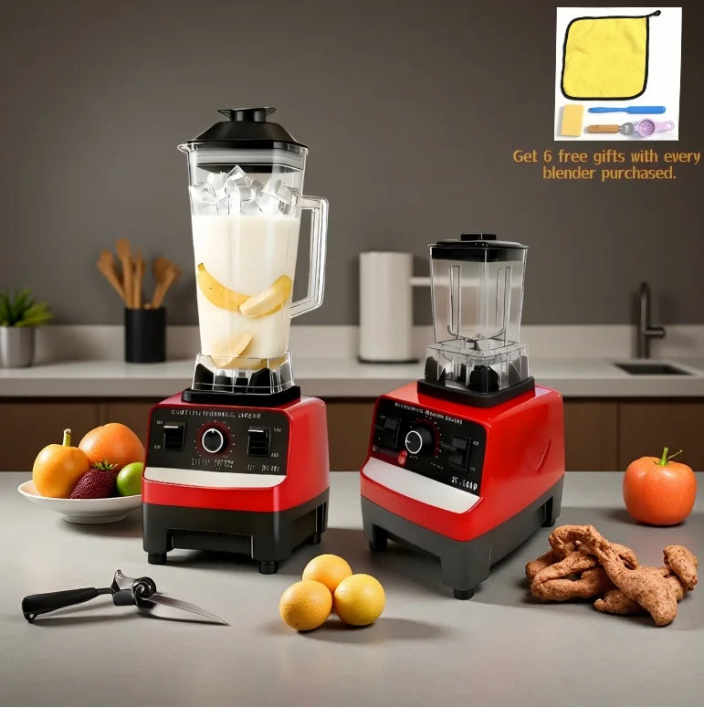 Safe BPA-Free Blender with Jar – Great for Smoothies & Beverages, Comes with 6 Useful Tools