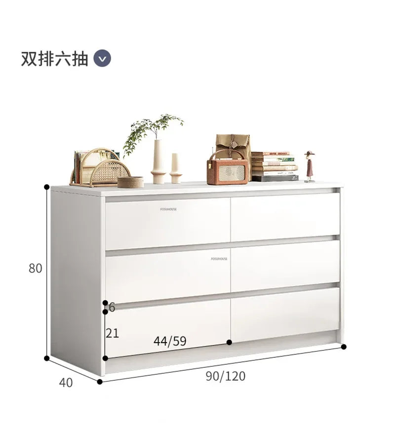 Modern MDF Living Room Cabinet Househol Living Room Furniture Against The Wall Chest Of Drawers Bedroom Storage Cabinet