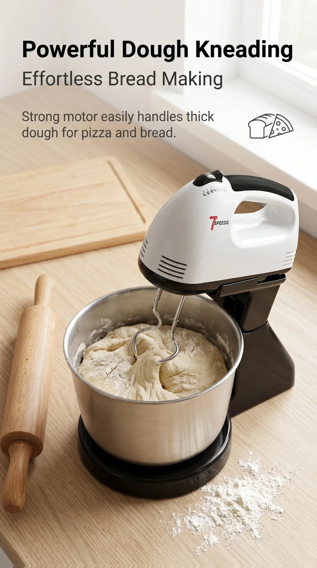 Electric Egg Beater, Cream Mixer, Household Egg Beater, Cross-Border Mixer