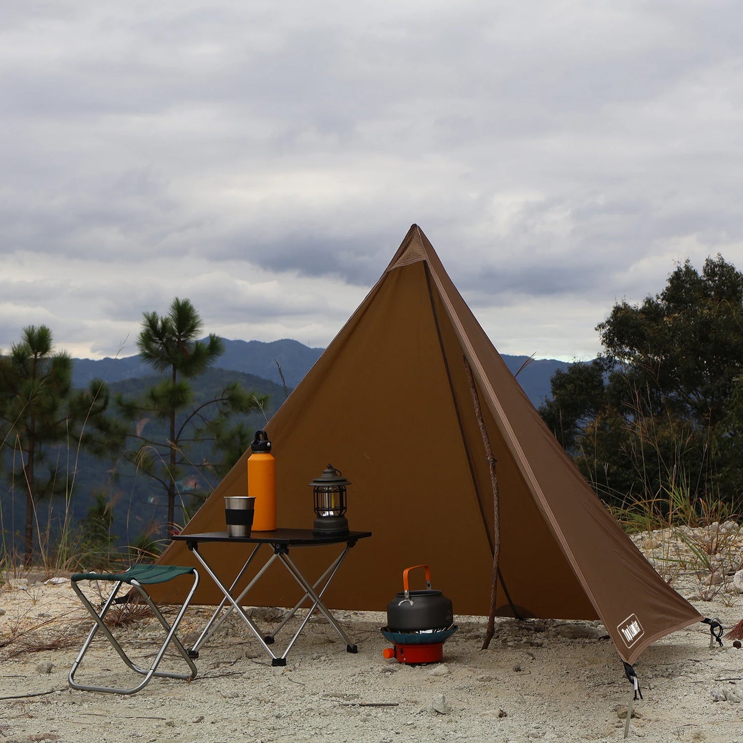 210g 20D Nylon Ultralight Camping Stove Windbreak Wind Screen Shield Fire Retardant No Poles Ropes Windproof Privacy Windscreen