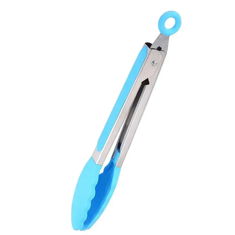 Food Grade Silicone Food Tong Non-Slip Kitchen BBQ Tools