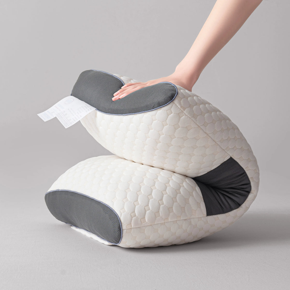 Ergonomic Bamboo Fiber Neck Pillow For Deep Sleep Support