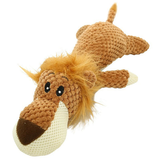 Durable Plush Dog Toy Squeak Chew For Playful Puppies