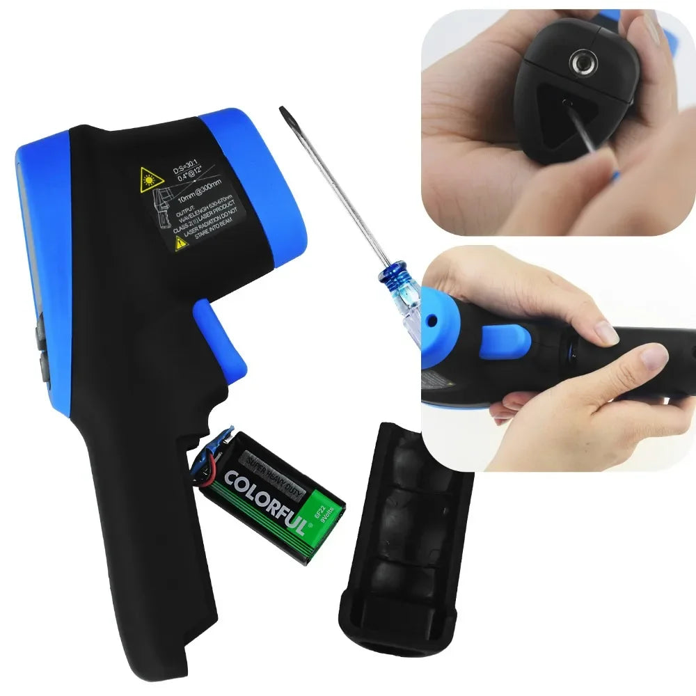 HoldPeak HP1500 Non Contact Dual Laser Infrared Thermometer