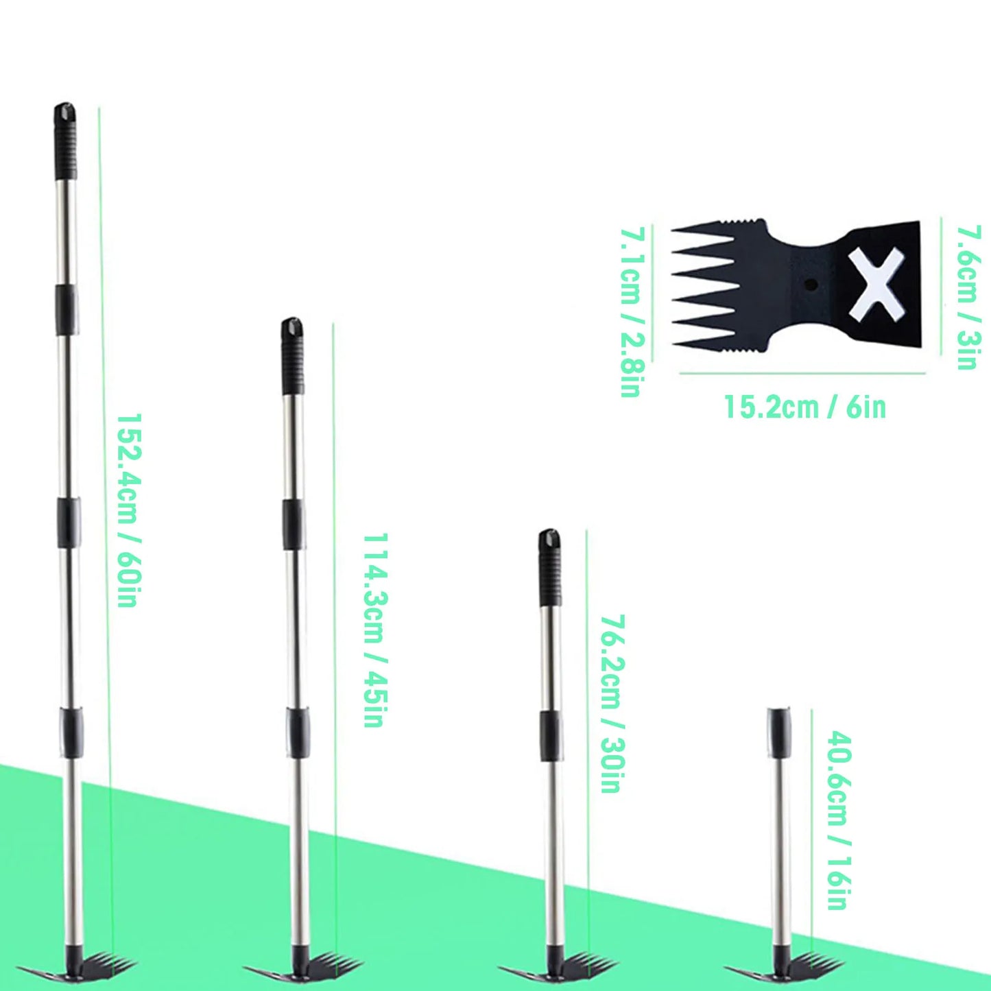 Professional Stainless Steel Weed Puller For Deep Root Removal