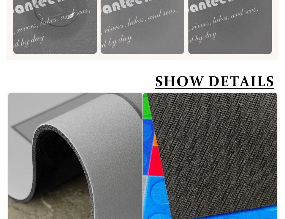Kitchen Floor Mat Absorbent Non-slip Carpet Diatom Mud Long Foot Mats Minimalist Style Home Decoration Rug for Bathroom 주방 카펫