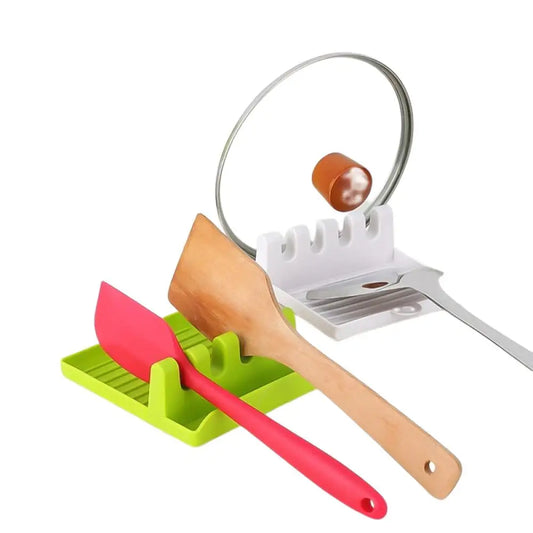 Spoon Rest Organizer For Kitchen Utensil Storage On Counter