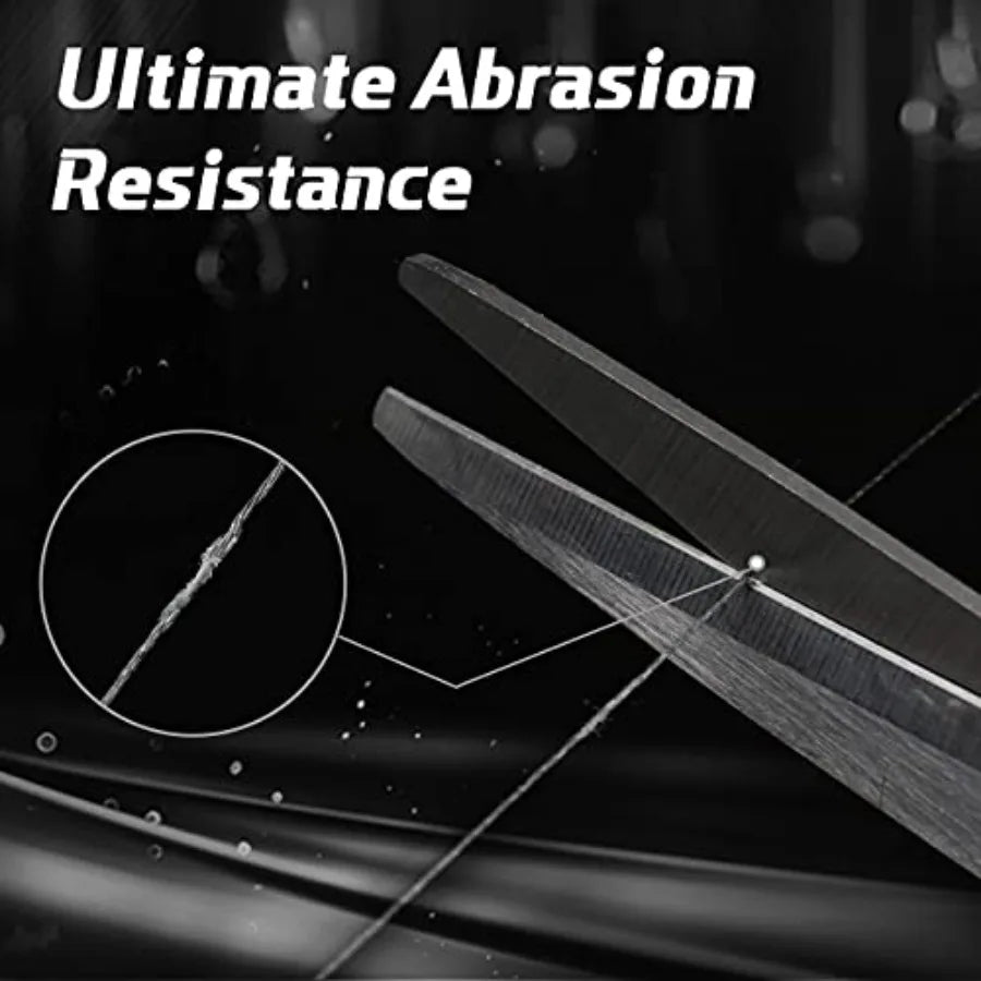 PowerBraid Fishing Line 4/8/9 Strands, Braided Fishing Line 300/500/1000Yds - Seamless Weaving Tech, Enhanced Coating Tech, Zer