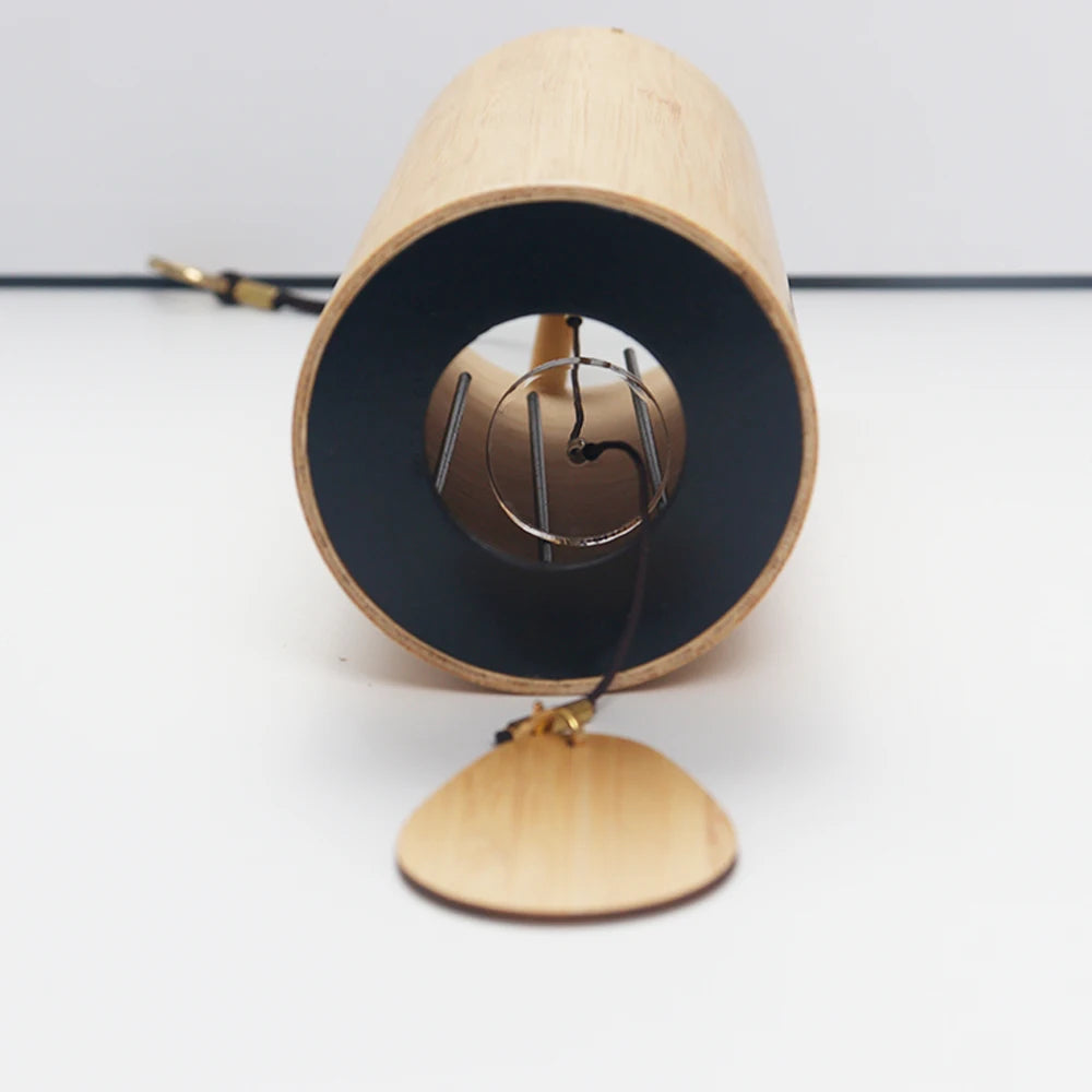 Elegant bamboo wind chimes, with musical notes and chord bells, Japanese-style bells, deep tones