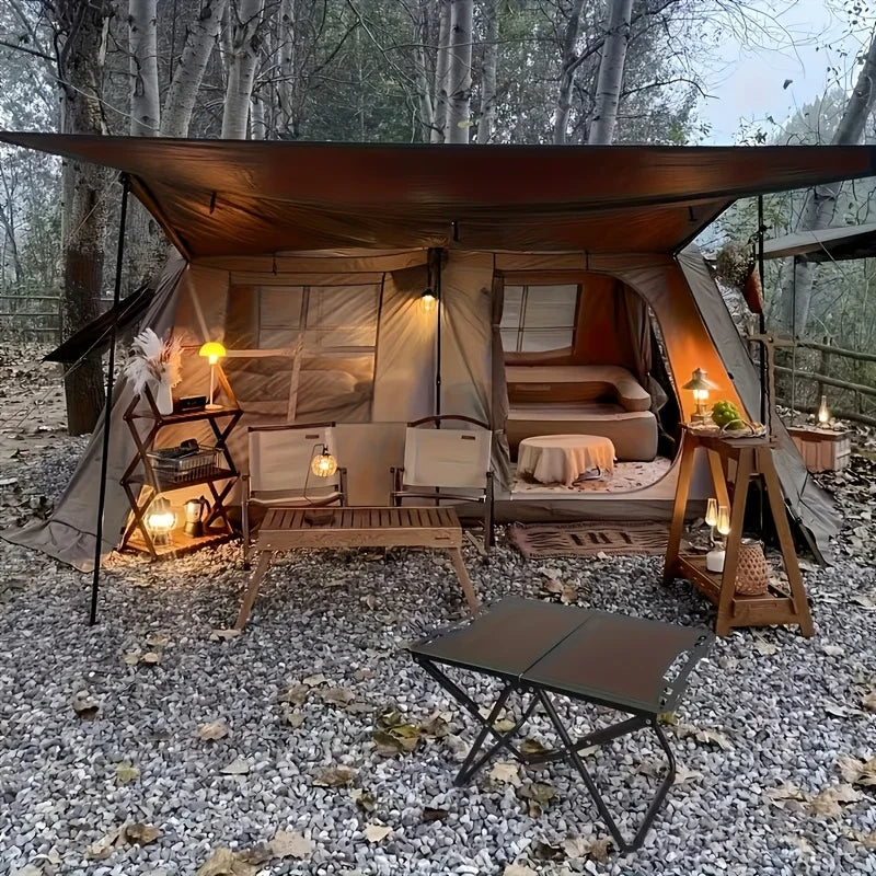 Portable Folding Table - Lightweight with Foldable & Detachable Legs - Compact Suitable for Camping, Picnic, BBQ, Hiking, Beach