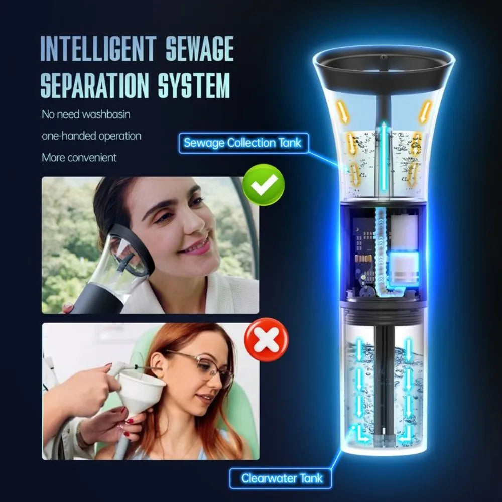 Duo He One Belt Replacement Silicone Head is a household portable ear wash and electric earwax cleaning tool. Four modes can mee