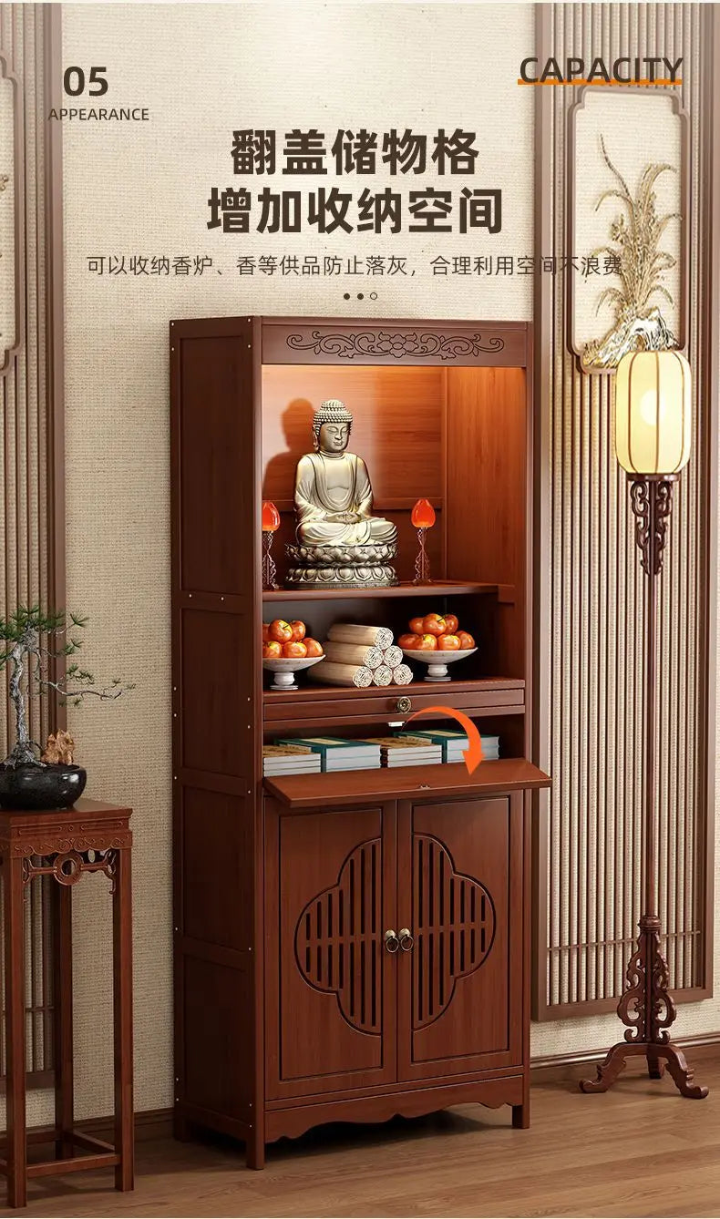 Non-solid Wood Living Room Cabinets Incense Stand Household Buddha Altar Living Room Cabinets Chinese-style Furniture Kast JTC