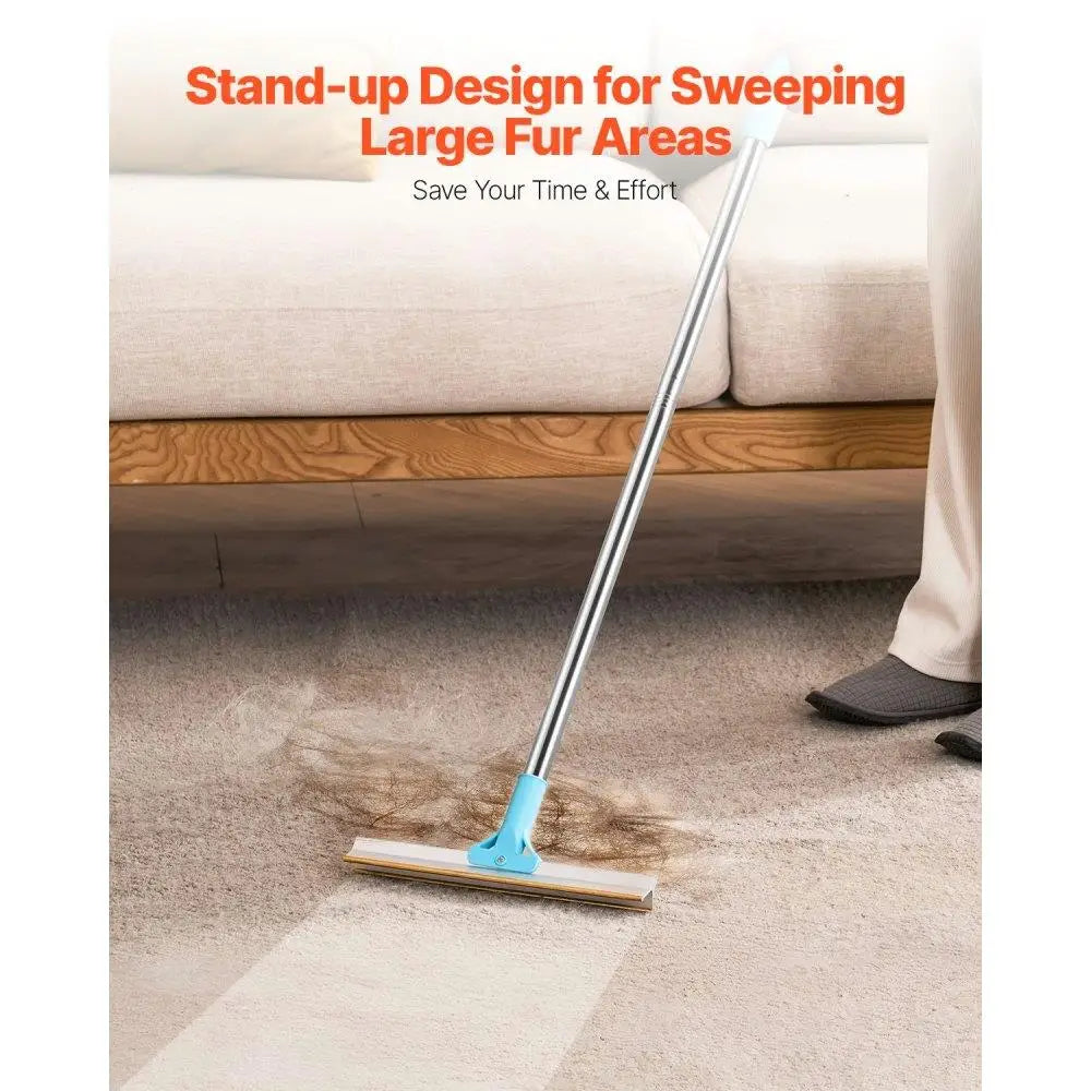 Pet Hair Removal Carpet Rake With Adjustable Handle