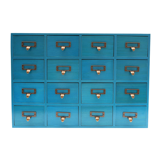 Rustic Apothecary Cabinet With Drawers Desk Organizer Herbs