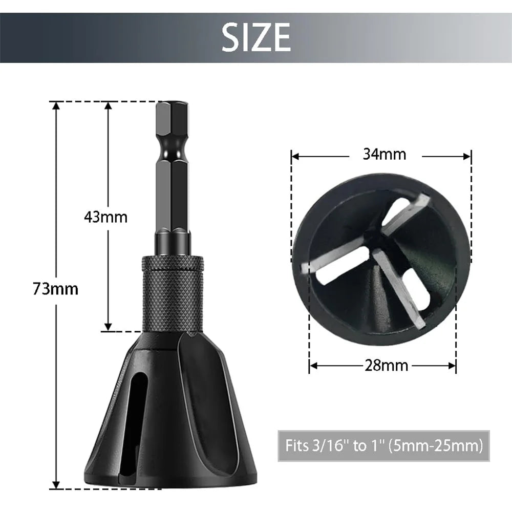 Screw Deburring Chamfer Cylindrical Chamfering Knife, Screw Repairer Thread Trimming And Angle Bolt Repair Tool