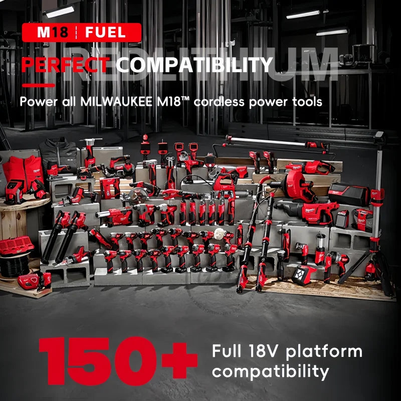 100% New Milwaukee M18 6.0Ah High Output Battery 18V Lithium-ion Rechargeable for Milwaukee M18 Cordless Power Tools 18v Battery