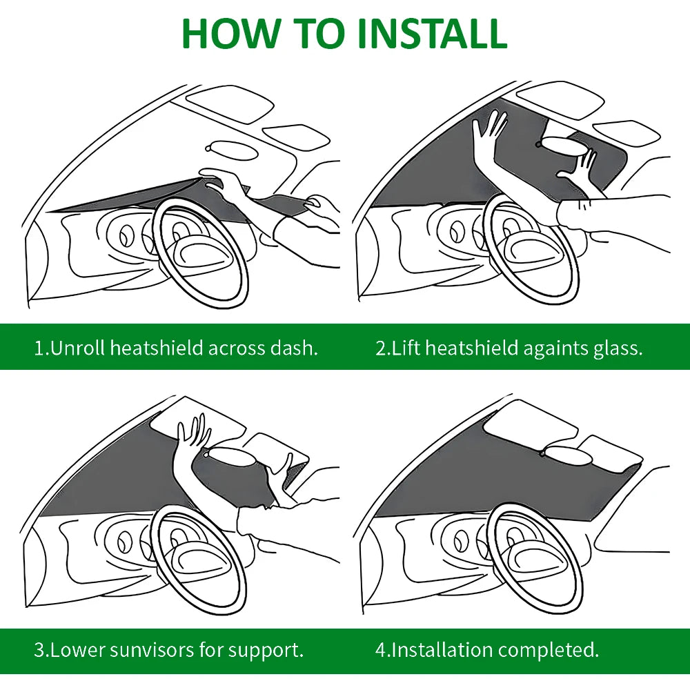 Black Cat Eye Sun Visor Car Windshield Sun Shade UV Protection Heat Insulation Cover Universal  Sun Protector