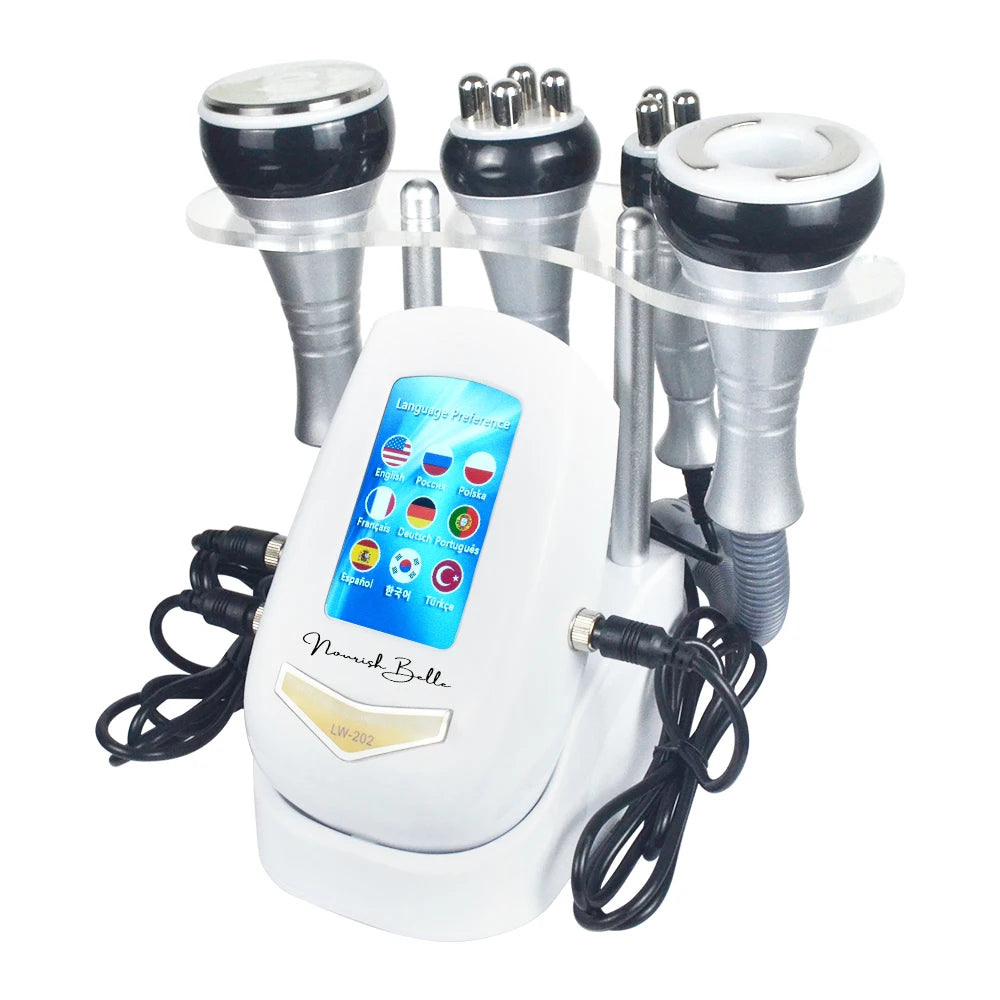 Ultrasonic Cavitation Body Slimming Machine With Facial Massage