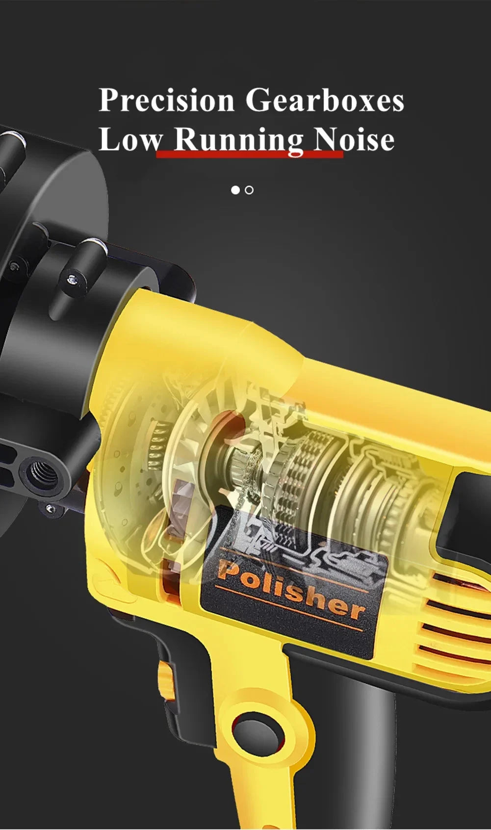700W Electric Car Polisher Waxing Glazing Machine Adjustable Speed Auto Sanding Marble Tile Floor Polishing Scratch Repair Tool