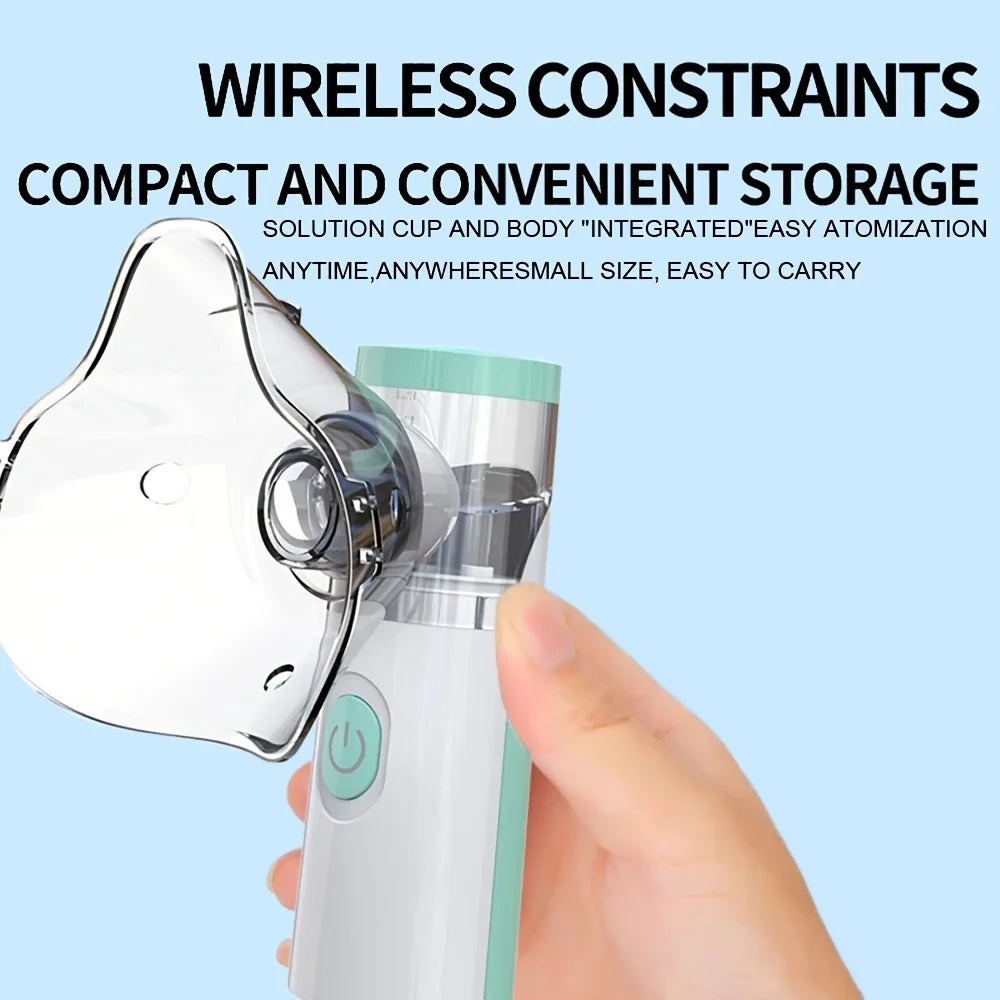 Portable Nebulizer with Delicate, Efficient Atomization - Comfortable to Use, Featuring a High-Value Refined Design, Reusable, and Complete with Multiple Components, Nebulizer for Asthma, Nebulizer Machine for, Portable Nebul