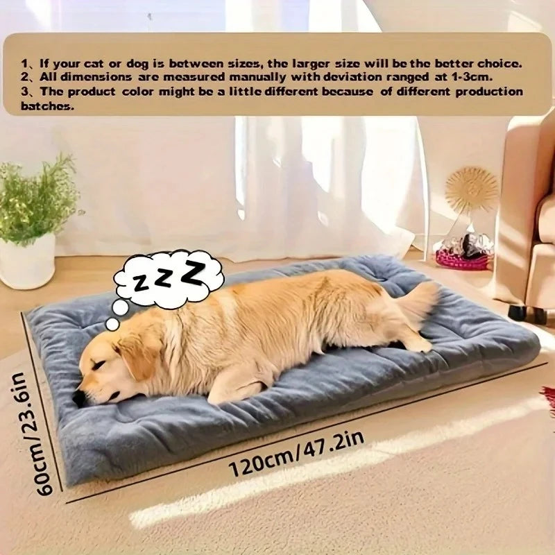 Thickened Plush Dog Bed Sofa Breathable Comfortable Pet Mat
