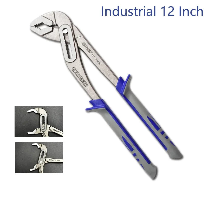 Universal Adjustable Pipe Wrenches Large Opening Pliers for 8/10/12 Inch Water Pump Pliers Bathroom Wrench Plumbing Pipe Wrench