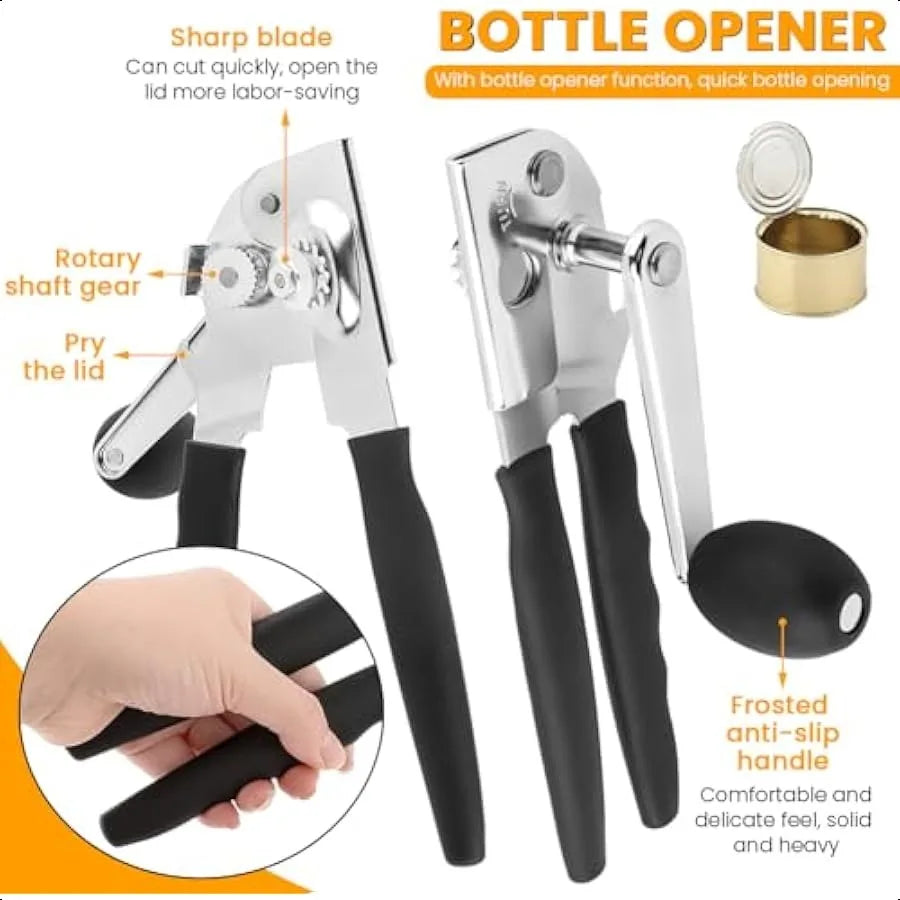 Commercial Stainless Steel Heavy Duty Swing Away Can Opener for All Size Cans