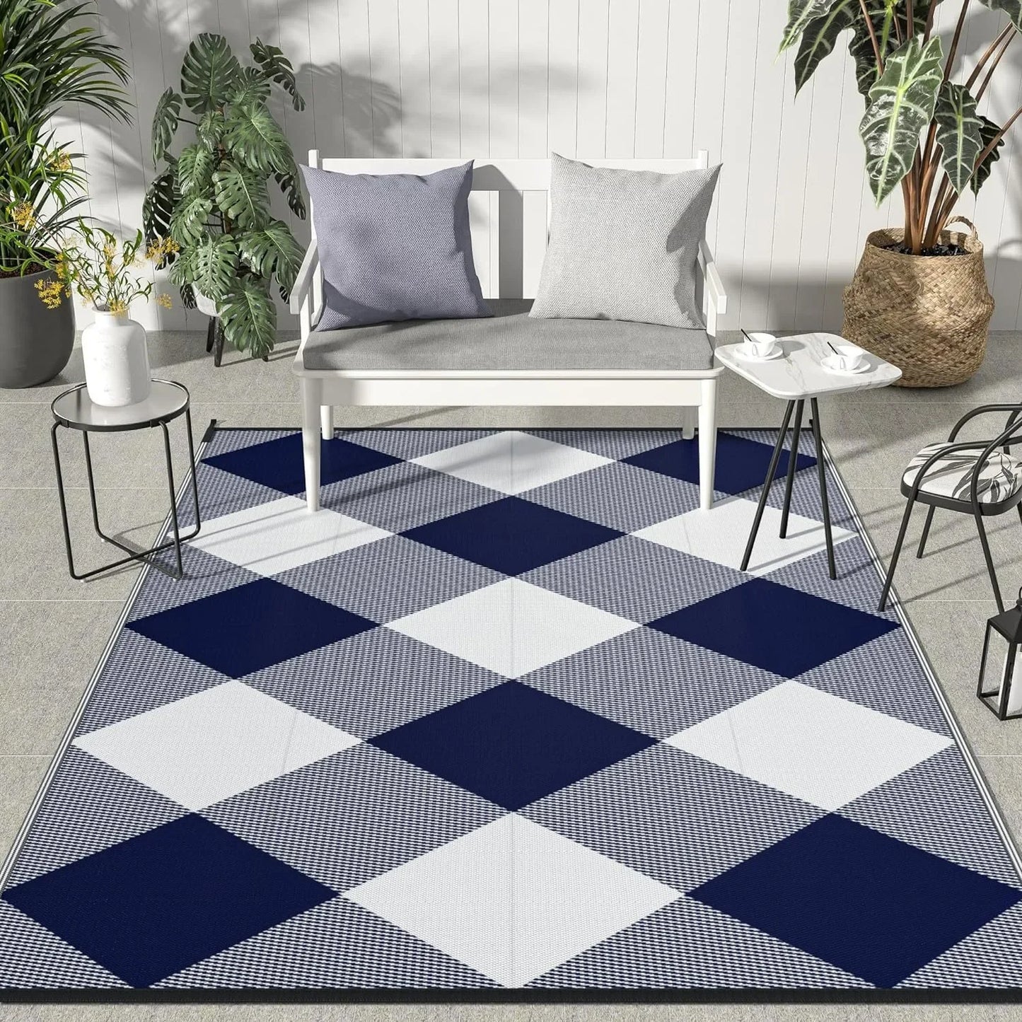 VIKAMA Outdoor Carpet Camping And Picnic Moisture-Proof And Easy-To-Clean Floor Mat Washable Decorative Carpet Home Decoration