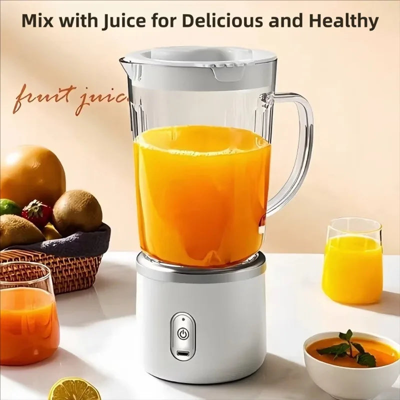 Electric Juicer 4-Blade Three-Dimensional Blade Head Household Small Multi-Functional Portable Juicer Blenders Food Processors