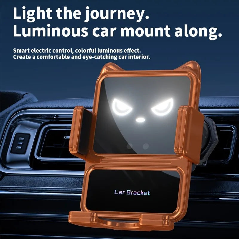 Wireless Car Charger, 15W Auto Clamping Car Charger Dash Windshield Air Vent Phone Holder Compatible with iPhone17 16 15 14/13/13 Pro/12 pro/12/11/X/8, Samsung S24/S23/S22