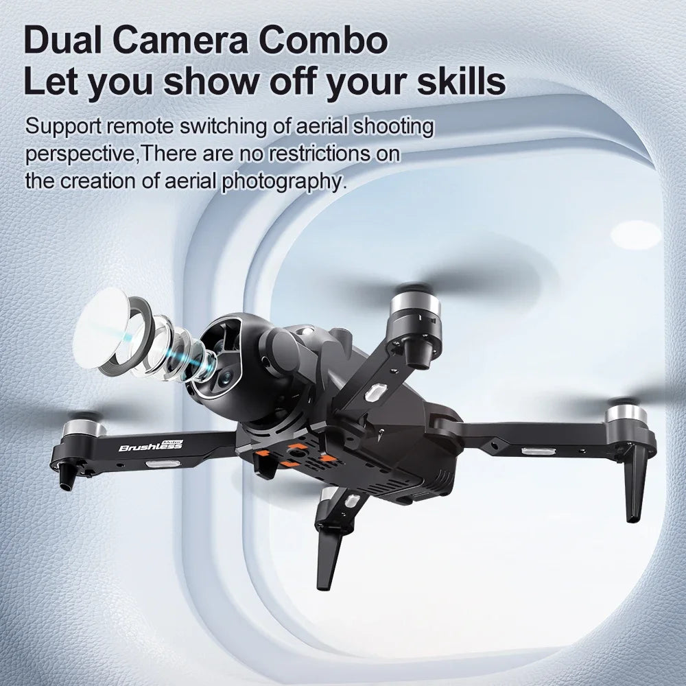 Xiaomi M7 GPS Drone 8K  Aerial HD Dual Camera Intelligent Opstacle Avoidance Brushless Power Screen Remote Control GPS Drone