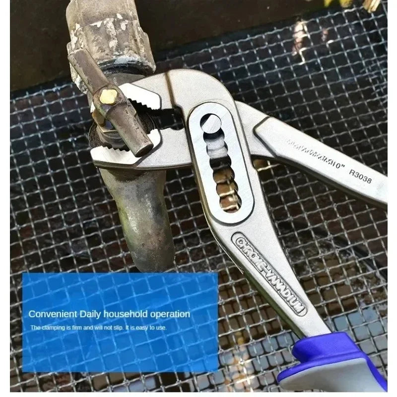 Universal Adjustable Pipe Wrenches Large Opening Pliers for 8/10/12 Inch Water Pump Pliers Bathroom Wrench Plumbing Pipe Wrench