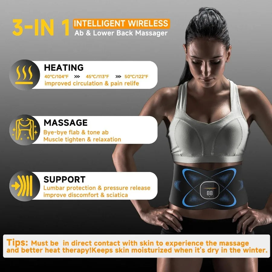 Ab Stimulator Muscle Toner With Heat For Toned Abs