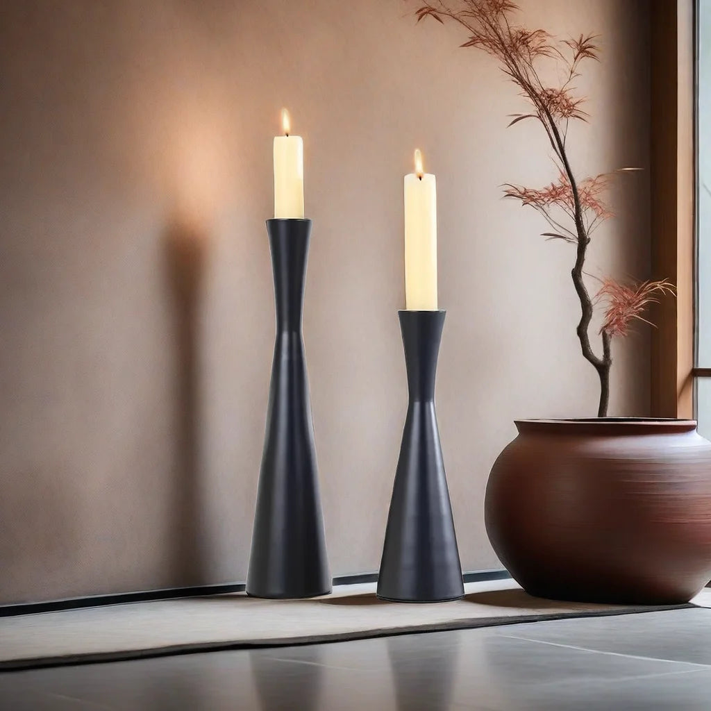 Elegant Metal Candle Holder Stand For Home Centerpiece Decor