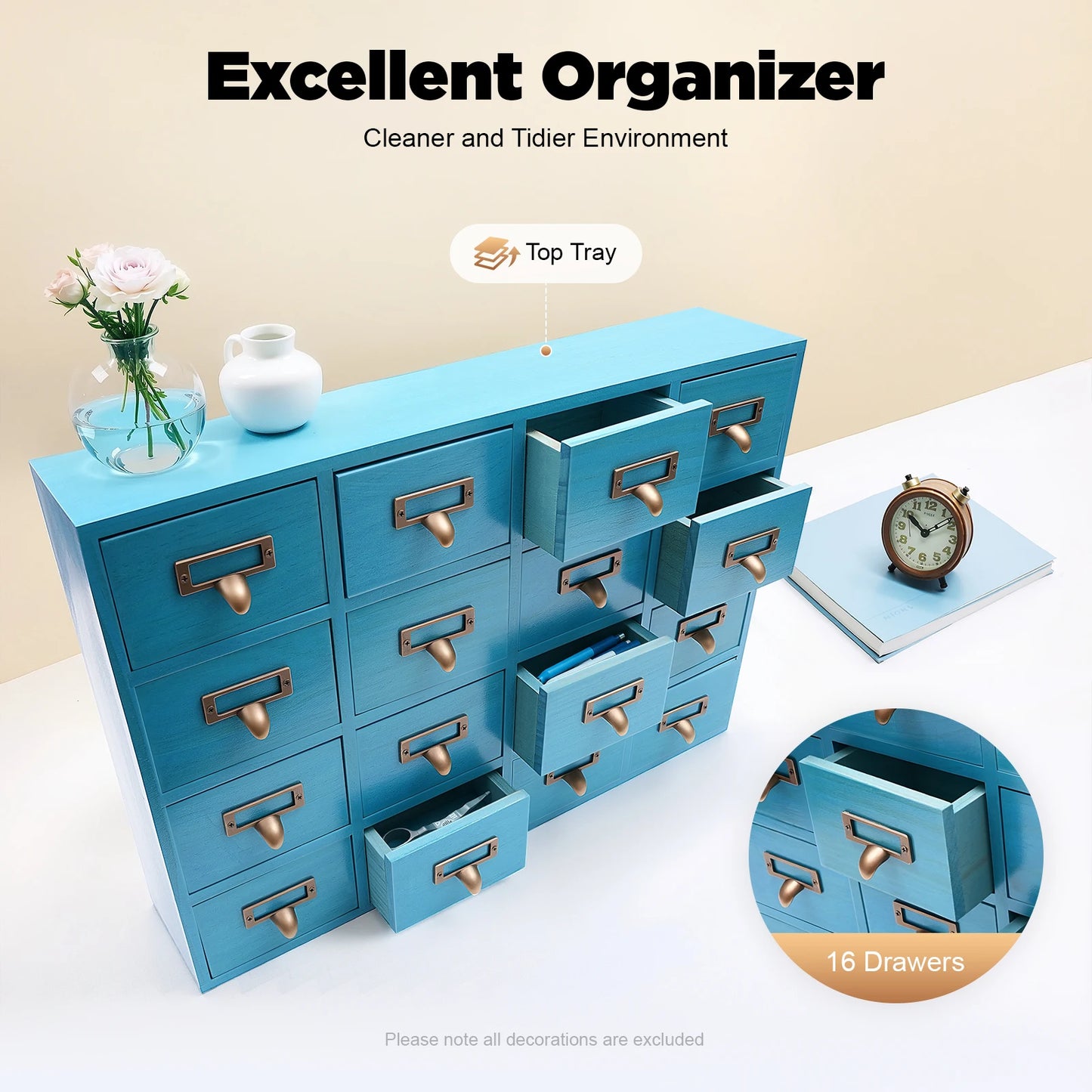 Rustic Apothecary Cabinet With Drawers Desk Organizer Herbs