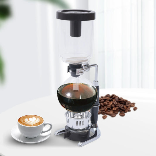 Retro Siphon Coffee Pot Glass Vacuum Brewer Tabletop