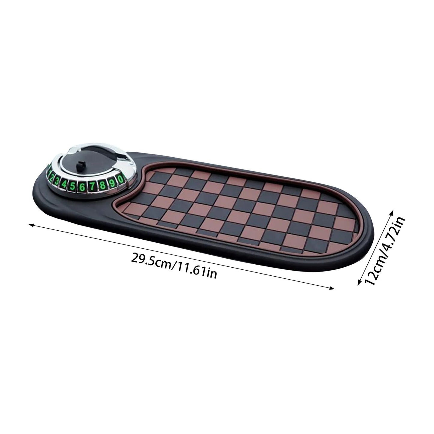 Car Anti-Slip Mat Auto Phone Holder Adjustable Phone Holder with Inner Spring for Phones Keys Gadgets Small Items