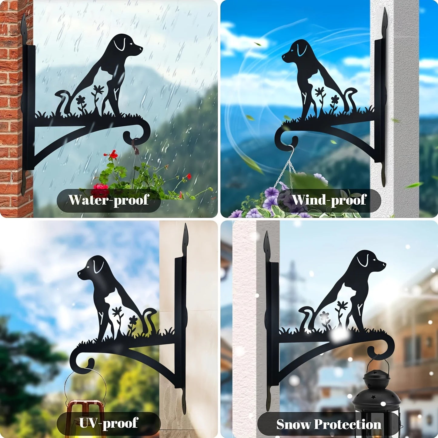 Heavy Duty Rust Resistant Wall Mount Bracket For Hangers