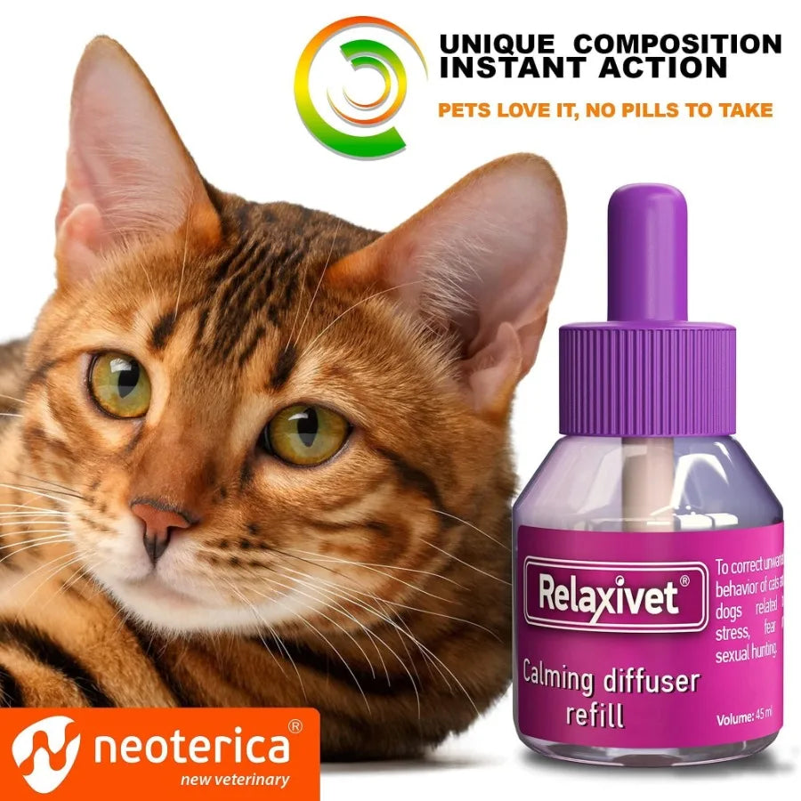 Calming Cat Diffuser Refill for Anxiety and Stress Relief