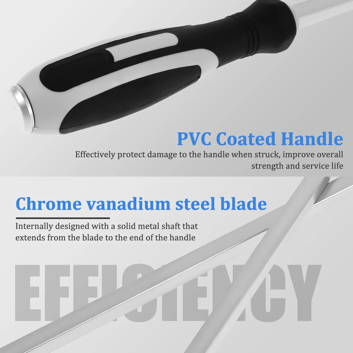 1/2 Pcs Extended Demolition Screwdriver 22.24 Inch Chrome Vanadium Steel Heavy Duty Slotted Screwdriver Set for Car Repair Tools