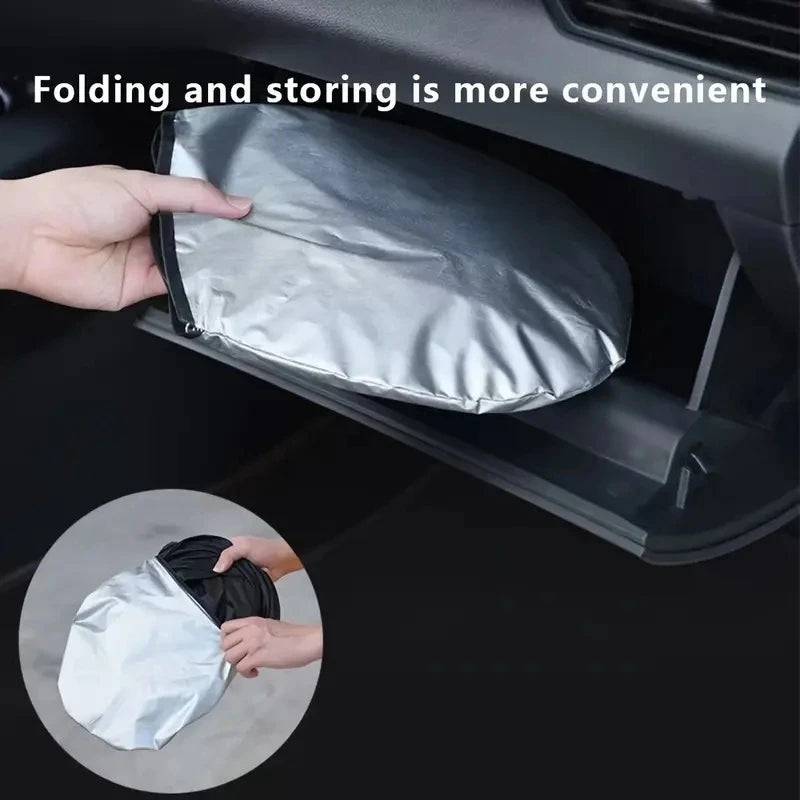 Car Window Sunshade Cover Sun Shade Windshield Visor Protector Windscreen Folding Auto UV Protection Curtain Styling Accessories