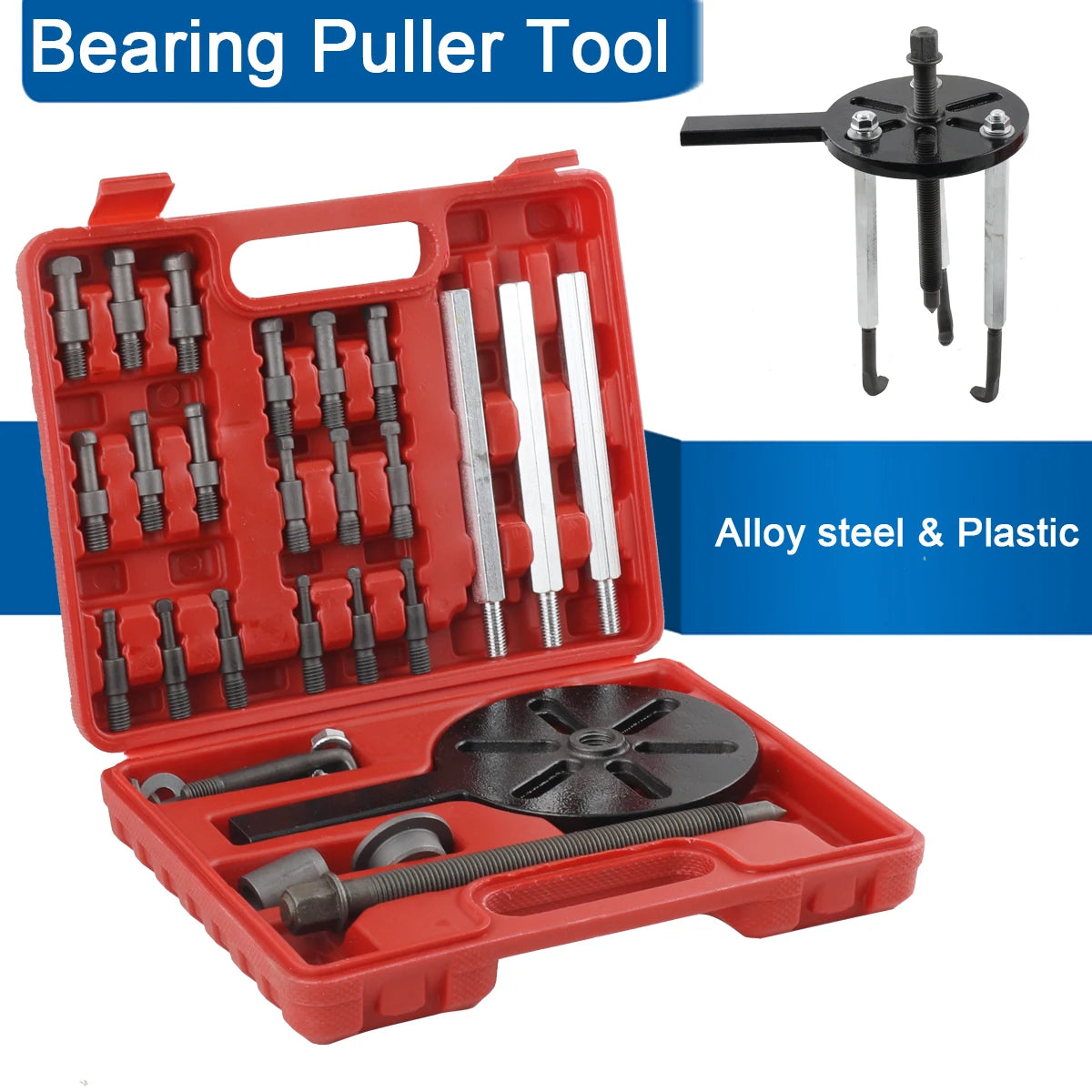 Three Jaw Bearing Puller Kit for Inside Outside Removal