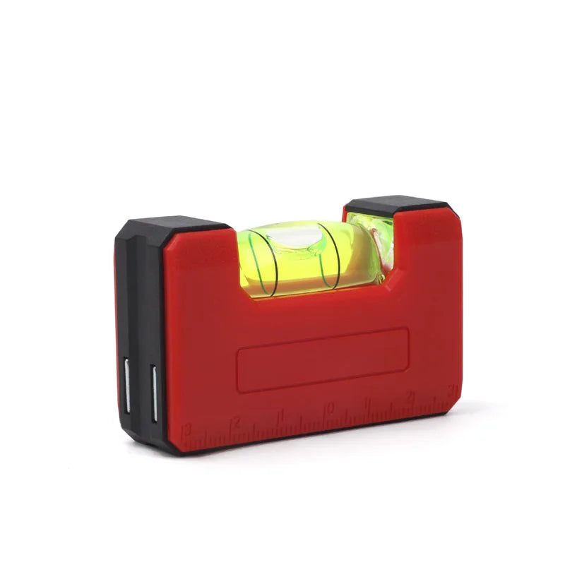 Pocket Magnetic Level Tool for Woodworking and Precise Layout