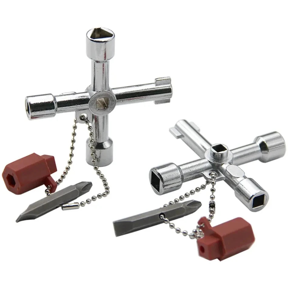 4in1 Key Wrench Multi Tool for Electrical Cabinet Maintenance