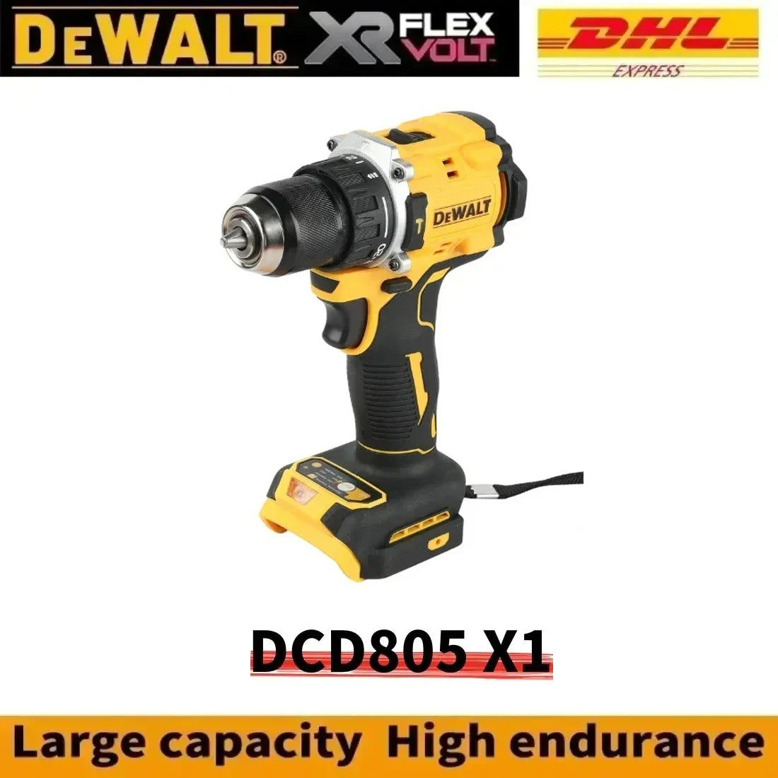 New 100% Original Dewalt 9.0Ah 20V/60V Power Tool Battery DCB206 DCB206 DCB205 DCB200 DCB203 For Dewalt power tool