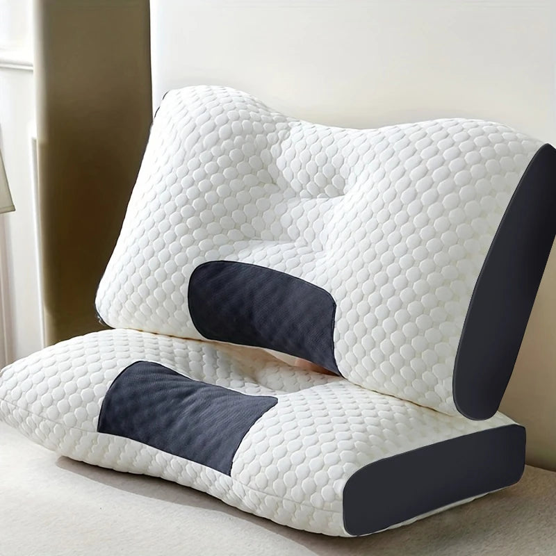 Ergonomic Bamboo Fiber Neck Pillow For Deep Sleep Support