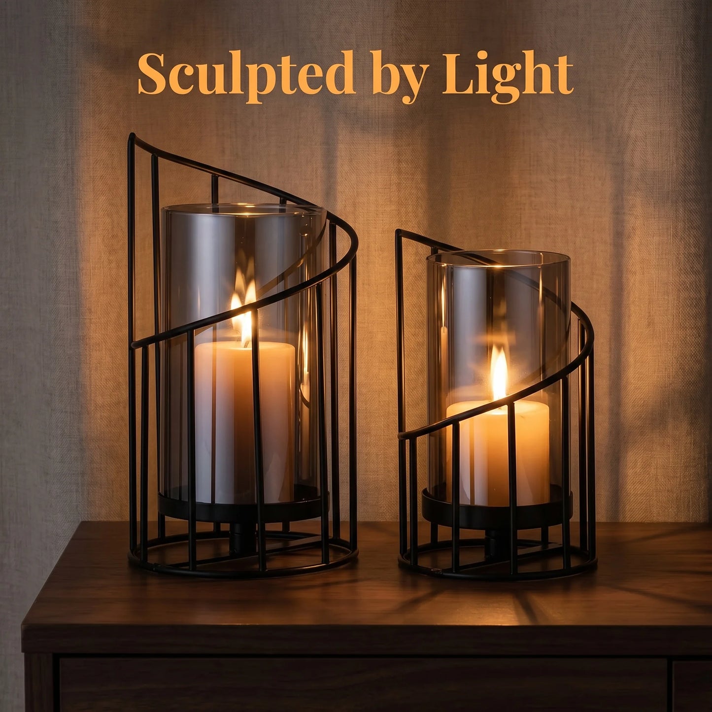 Stunning Spiral Glass Hurricane Candle Holder For Wedding Centerpieces