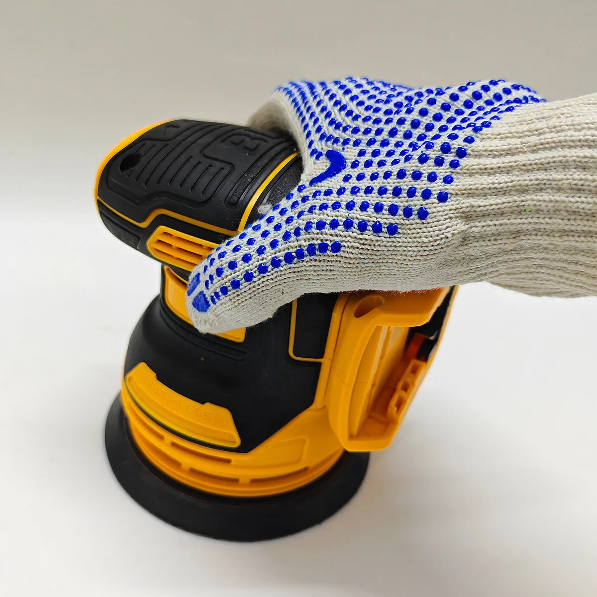 Brushless Random Orbital Sander 12000OPM 5 Inch Cordless Wood Metal Waxing Polishing Sanding Machine For DeWALT 20V Battery