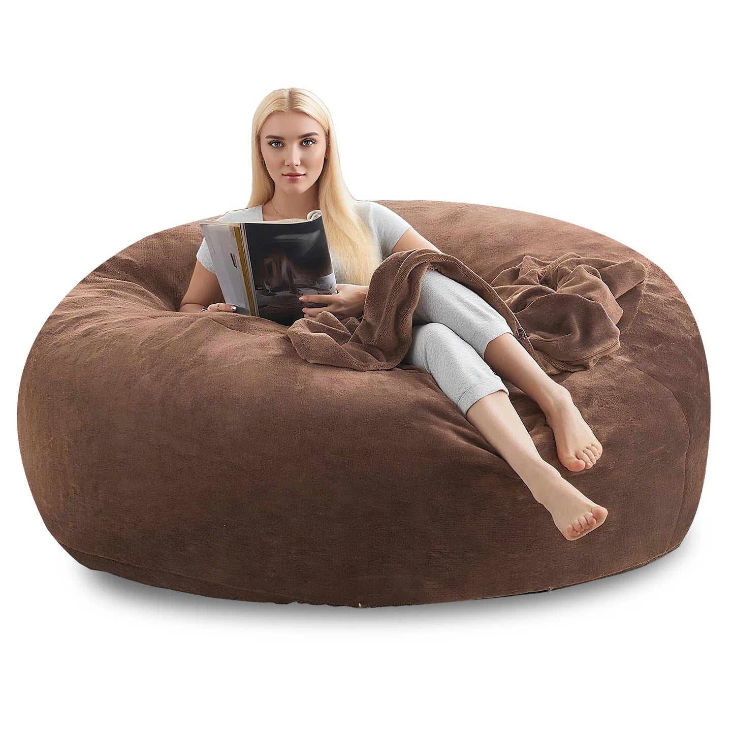 Memory Foam Bean Bag Chair For Superior Plush Comfort