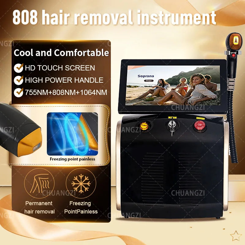 2025 Powerful 3500W Alexandrite Laser Hair Remover Machine